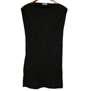 St. Agni Bateau Neck Sleeveless Dress in Black Size XS